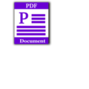 download Portable Document Format Icon clipart image with 270 hue color