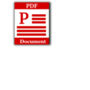 download Portable Document Format Icon clipart image with 0 hue color