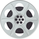 download Movie Reel clipart image with 90 hue color