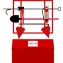 download Fire Fighting Equipment Stand clipart image with 0 hue color