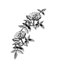 download Rose Decoration clipart image with 45 hue color