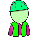 download Worker clipart image with 90 hue color