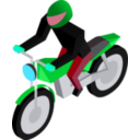 download Cm Isometric Biker clipart image with 135 hue color