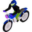 download Cm Isometric Biker clipart image with 225 hue color