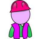 download Worker clipart image with 270 hue color