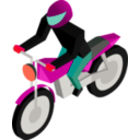 download Cm Isometric Biker clipart image with 315 hue color