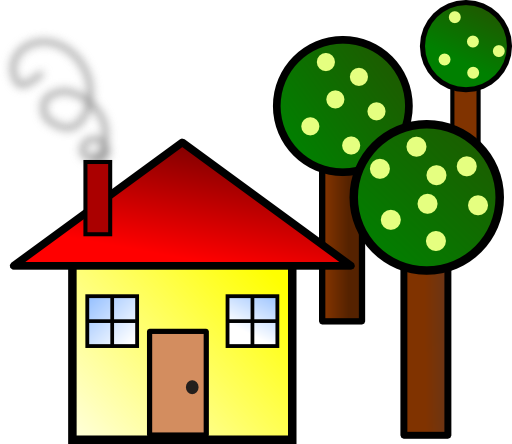 House With Trees