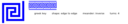 Edge To Edge 4 Turns Greek Key Inverse Meandre With Lines