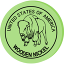 download Wooden Nickel clipart image with 45 hue color