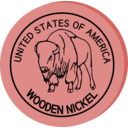 download Wooden Nickel clipart image with 315 hue color