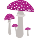 download Mushrooms 4 clipart image with 315 hue color