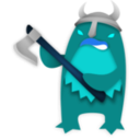 download Korora Viking clipart image with 180 hue color