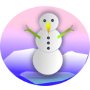 download Snowman Remix 2010 clipart image with 45 hue color