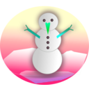 download Snowman Remix 2010 clipart image with 135 hue color