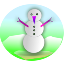 download Snowman Remix 2010 clipart image with 270 hue color