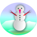 download Snowman Remix 2010 clipart image with 315 hue color