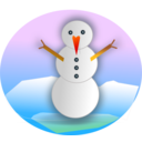 download Snowman Remix 2010 clipart image with 0 hue color