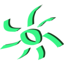 download Sun clipart image with 90 hue color