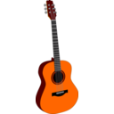 download Guitar 1 clipart image with 0 hue color
