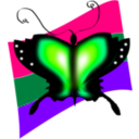 download Mariposa clipart image with 270 hue color