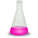 download Conical Flask clipart image with 270 hue color