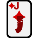 download Jack Of Diamonds clipart image with 0 hue color