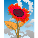 download Sunflower clipart image with 315 hue color