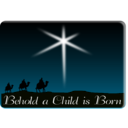 download Behold A Child Is Born clipart image with 315 hue color