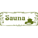download Sauna Sign clipart image with 225 hue color
