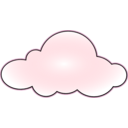 download Net Wan Cloud clipart image with 135 hue color