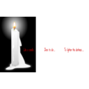 download Lilin A Candle clipart image with 0 hue color
