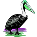 download Pelican clipart image with 90 hue color