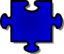 Blue Jigsaw Piece 06