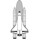 download Nasa Space Shuttle clipart image with 90 hue color