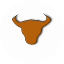 download Bullish clipart image with 180 hue color