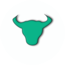 download Bullish clipart image with 315 hue color