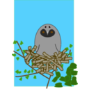 download Otus clipart image with 0 hue color