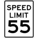 download Speed Limit 55 clipart image with 180 hue color