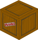 Perspective Wooden Crate