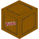 download Perspective Wooden Crate clipart image with 0 hue color