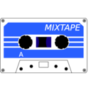 download Cassette Stylised clipart image with 225 hue color