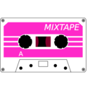 download Cassette Stylised clipart image with 315 hue color