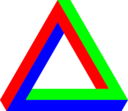 Penrose Triangle Rgb