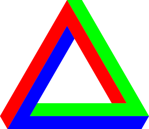 Penrose Triangle Rgb