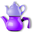 download Shiny Teapot clipart image with 225 hue color