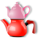 download Shiny Teapot clipart image with 315 hue color