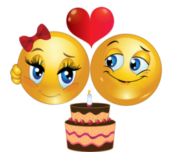 Birthday Couple Smiley Emoticon