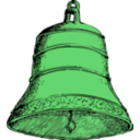 download Old Bell clipart image with 90 hue color