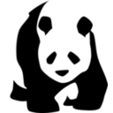 download Giant Panda 1 clipart image with 135 hue color