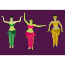 download Belly Dancers clipart image with 45 hue color